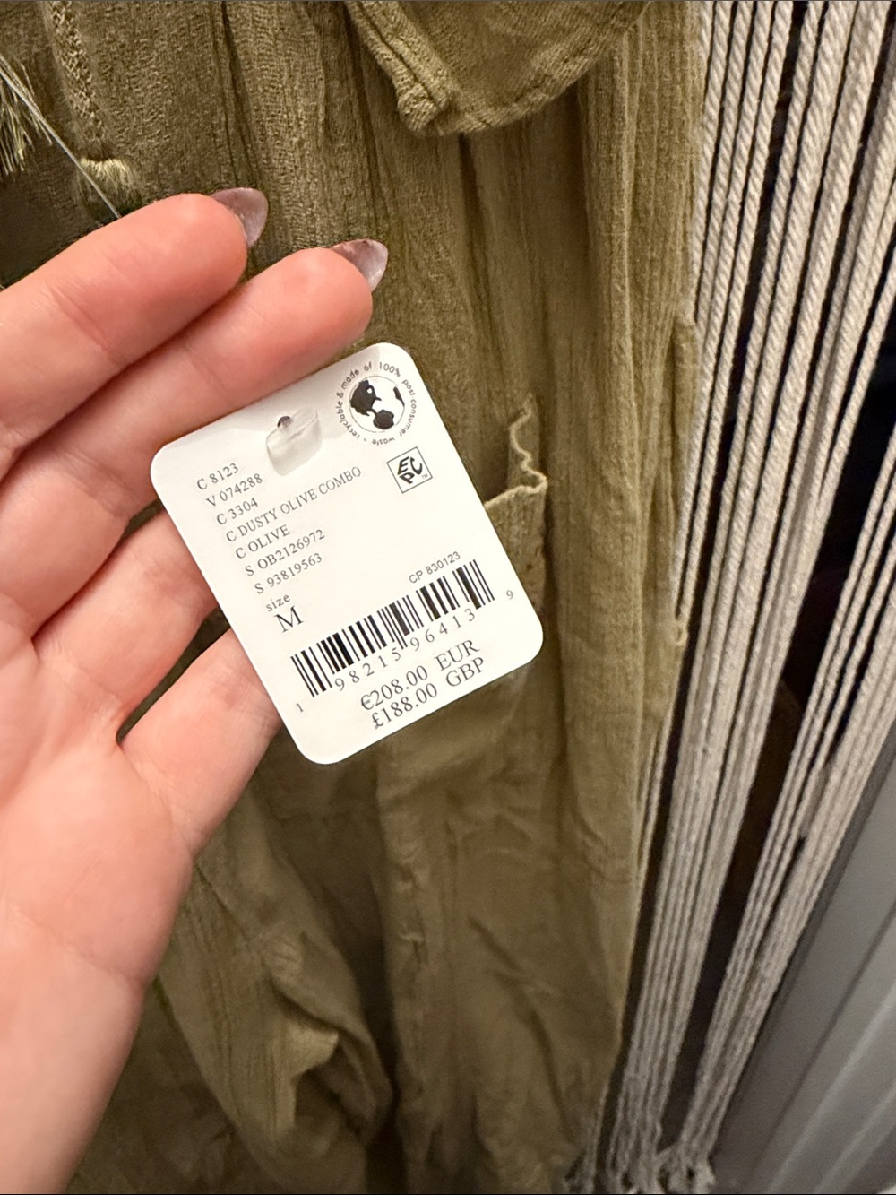 Free People Angela Jumpsuit Green - Picture 3 of 4